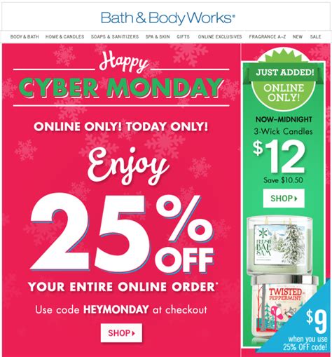 bath and body cyber monday|body shop cyber monday.